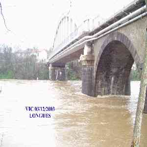 Vigicrues inondation Vic-le-Comte Allier