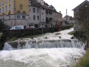 Vigicrues inondation Salins-les-Bains Furieuse
